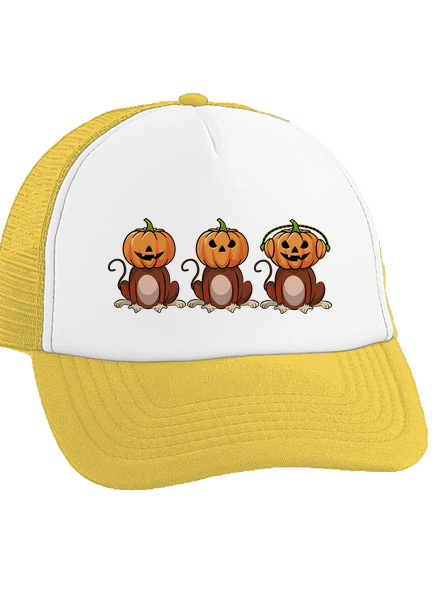 Halloween opičky kšiltovka truckerka Sunflower cap