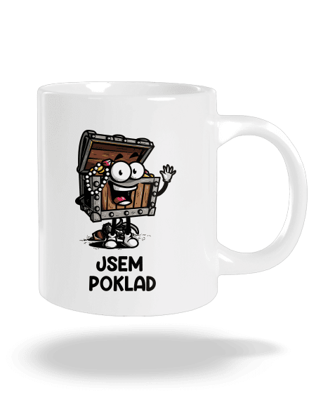 Jsem poklad velký hrnek White