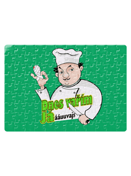 Dnes vařím já puzzle White