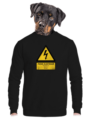 unisex mikina bez kapuce