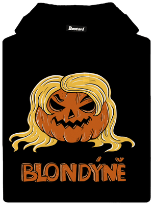 Blondýně pánská mikina klokanka Black