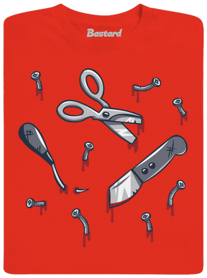 Halloween nářadí pánské tričko Fiery Red