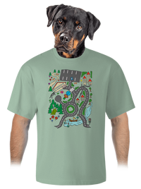 unisex tričko oversized