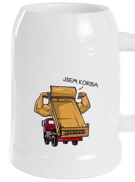 Korba půllitr White