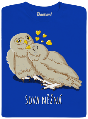 Sova něžná dětské tričko Royal Blue