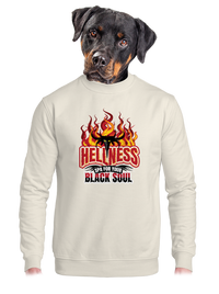 unisex mikina bez kapuce