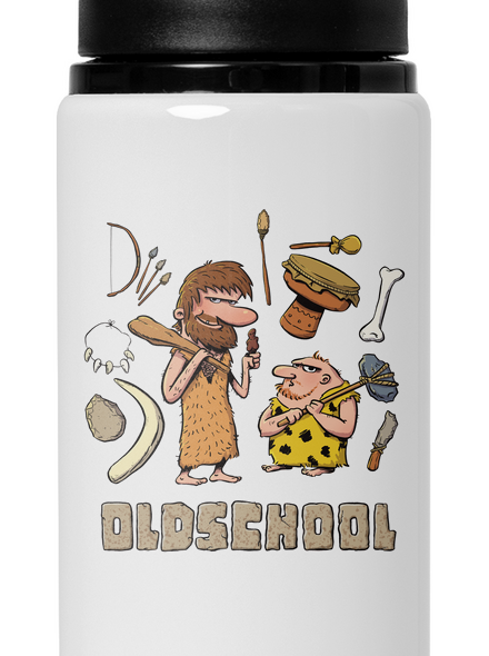 Oldschool lahev na vodu White