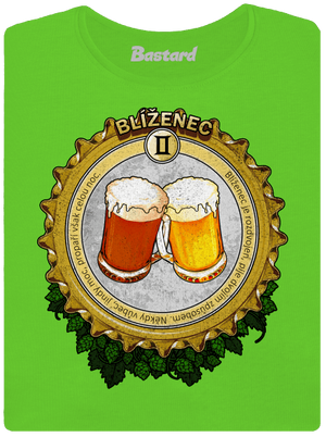 Pivní horoskop: Blíženec dámské tričko Apple Green