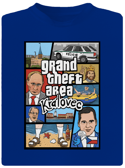 Královec pánské sportovní tričko Royal Blue Mal