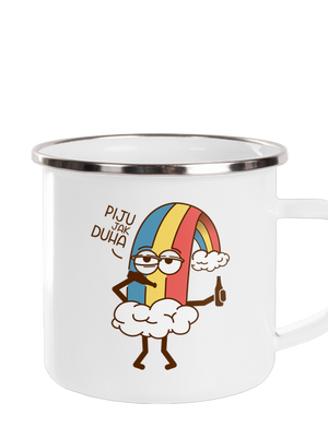 Piju jak duha plecháček White