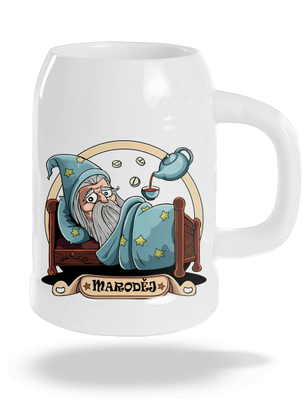 Maroděj půllitr White