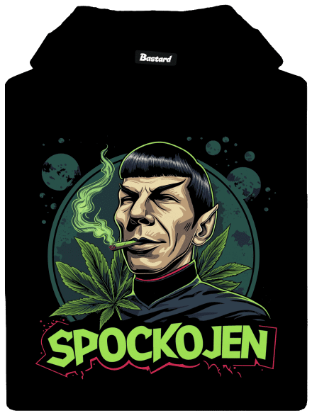 Spockojen pánská mikina klokanka Black