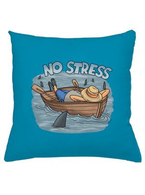 No stress polštář Blue Turquoise