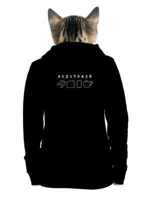 Nezapomeň dámská mikina na zip Black