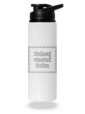 Vlastní potisk lahev na vodu White