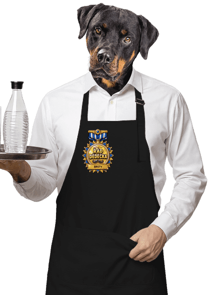 Řád dědečka zástěra Black