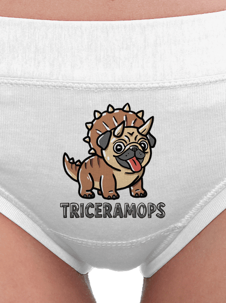 Triceramops dámské kalhotky White