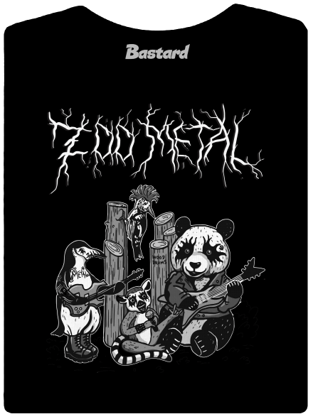 ZOO metal dámské tričko Black