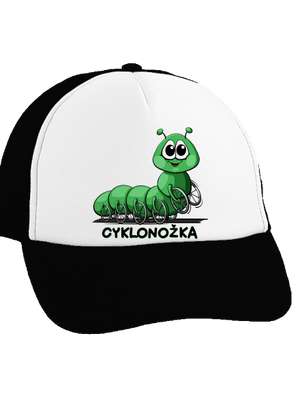 Cyklonožka kšiltovka truckerka Black cap