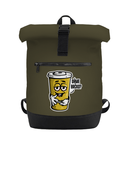 Dáme brčko? batoh Military Green