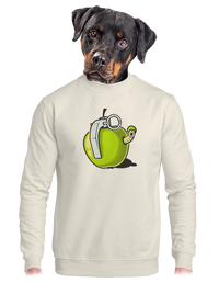 unisex mikina bez kapuce