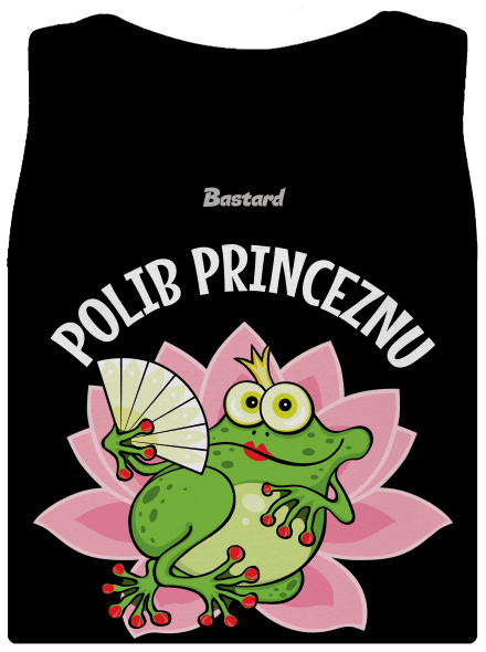 Polib princeznu a prince dámské tílko klasické Black