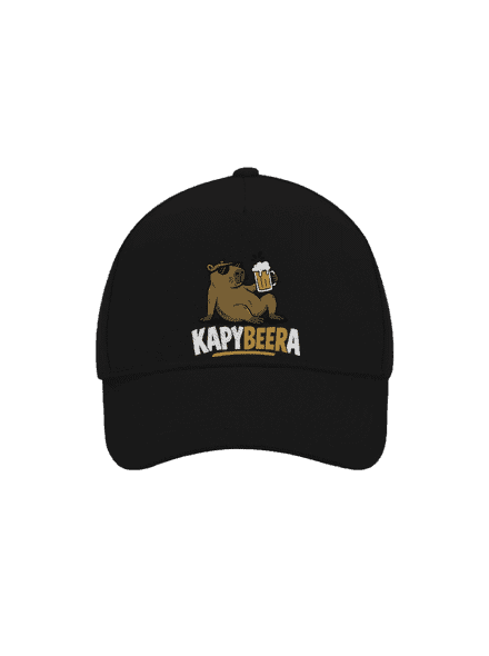 Kapybeera kšiltovka baseballka Black