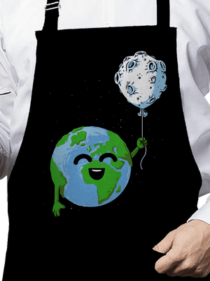 Balónek zástěra Black