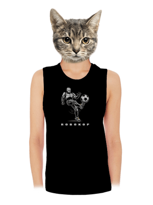 Robokop dámské tílko volné Black