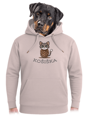 Košiška unisex mikina premium Rose Chalk