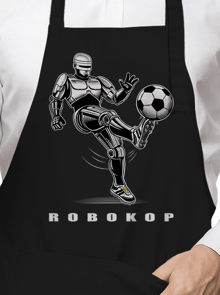 Robokop zástěra Black