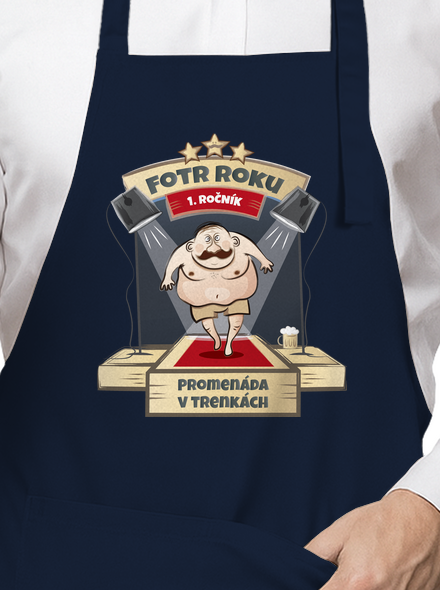 Fotr roku zástěra Navy