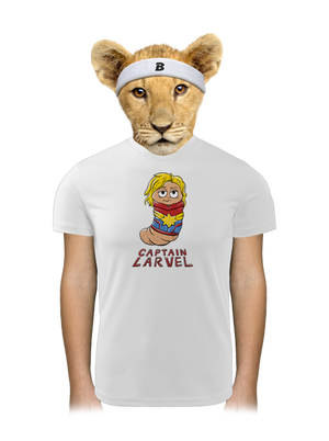 Captain Larvel dětské sportovní tričko White