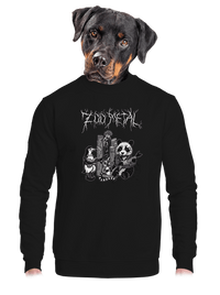 unisex mikina bez kapuce