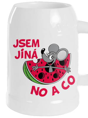 Jsem jiná půllitr White