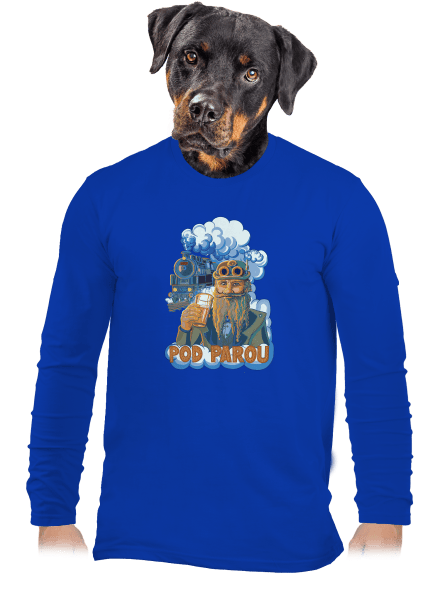 Pod parou pánské dlouhý rukáv Royal Blue