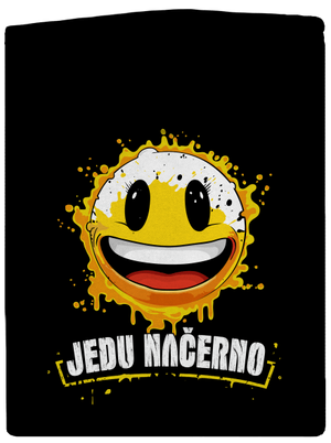 Jedu načerno dámská mikina na zip Black