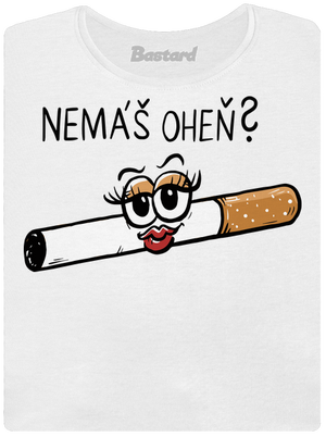 Cígo a oheň dámské tričko White
