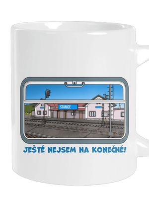 Nejsem na konečné velký hrnek White