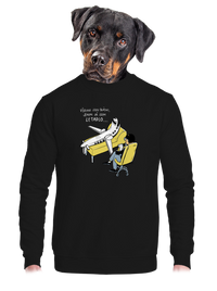 unisex mikina bez kapuce