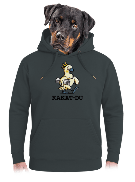 Kakat-du unisex mikina premium Charcoal
