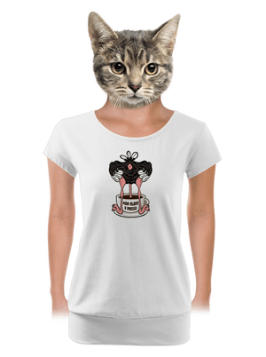 dámské tričko s lemem