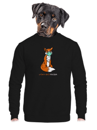 unisex mikina bez kapuce