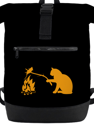 Kočka a myš batoh Black