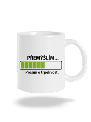 Přemýšlím klasický hrnek White