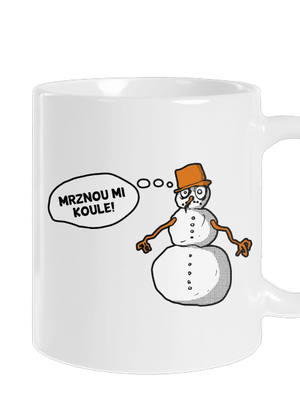 Mrznou mi koule klasický hrnek White