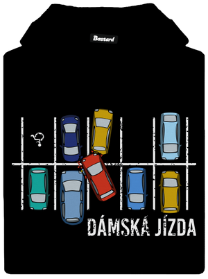 Dámská jízda dámská mikina klokanka Black