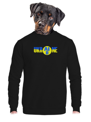 unisex mikina bez kapuce