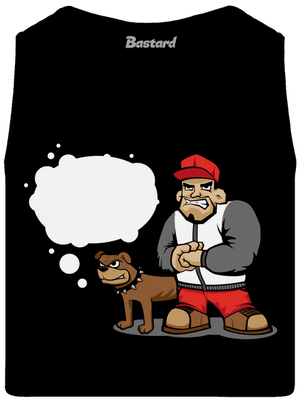 Nekoušu pánské tílko Black