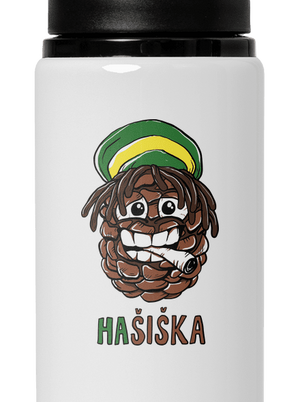 Hašiška lahev na vodu White